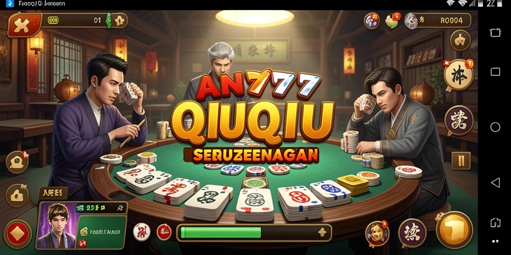 Screenshot gameplay AN777 dengan aksi seru QiuQiu.