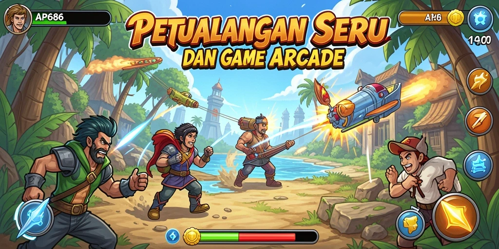 Tampilan gameplay seru dan menantang dari AP686.