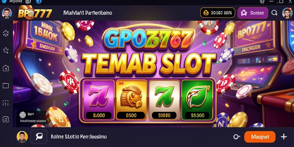 Screenshot BPO777 menunjukkan gameplay Slot yang menarik.