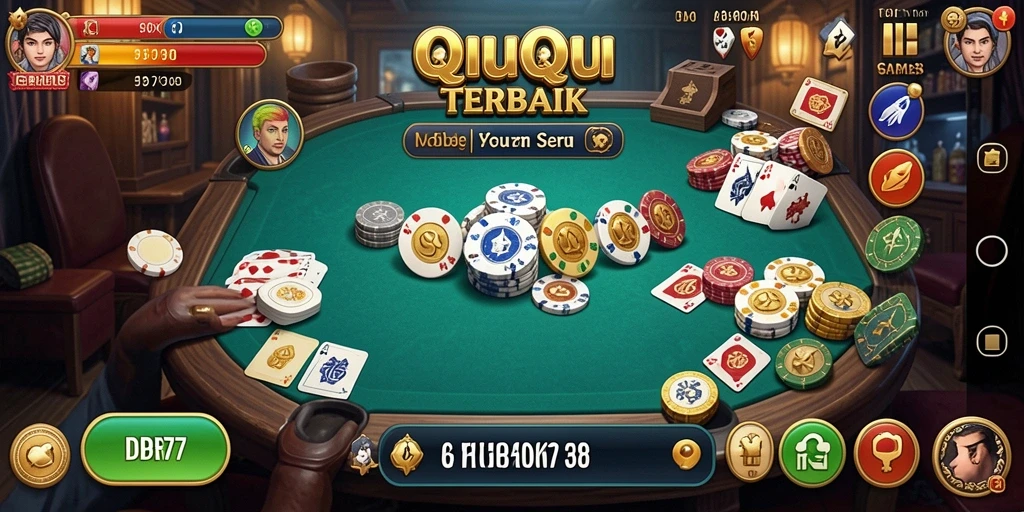Gameplay seru QiuQiu di dalam IDR77.