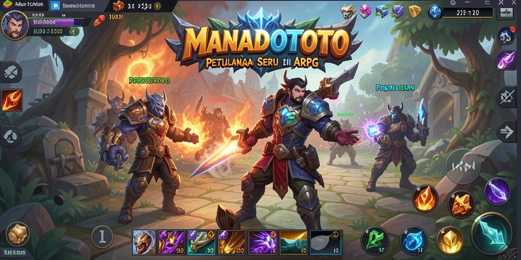 Gameplay seru dan mendebarkan dari MANADOTOTO yang penuh aksi.