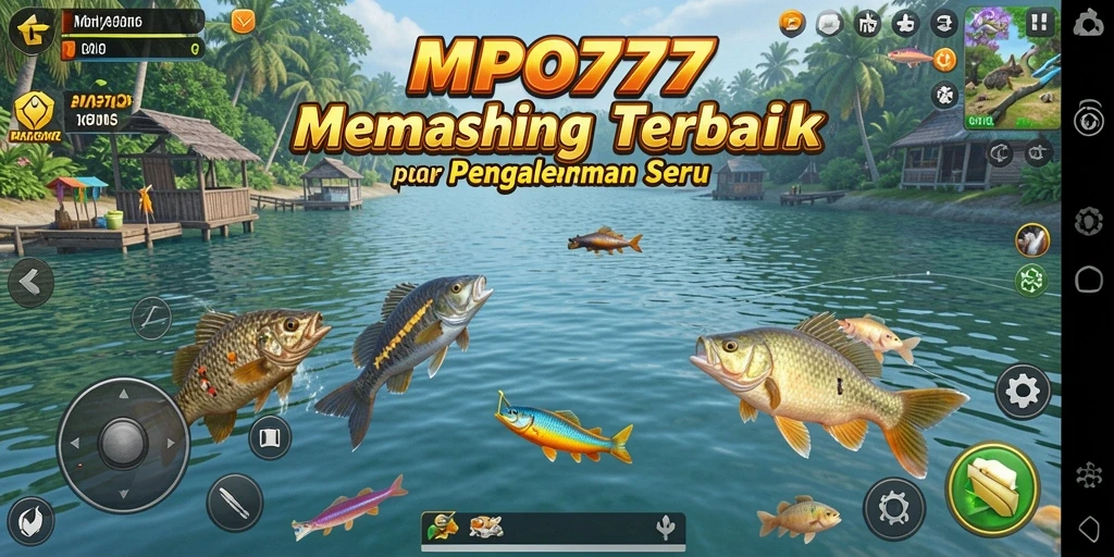 Gameplay MPO777 yang seru dalam menangkap ikan.