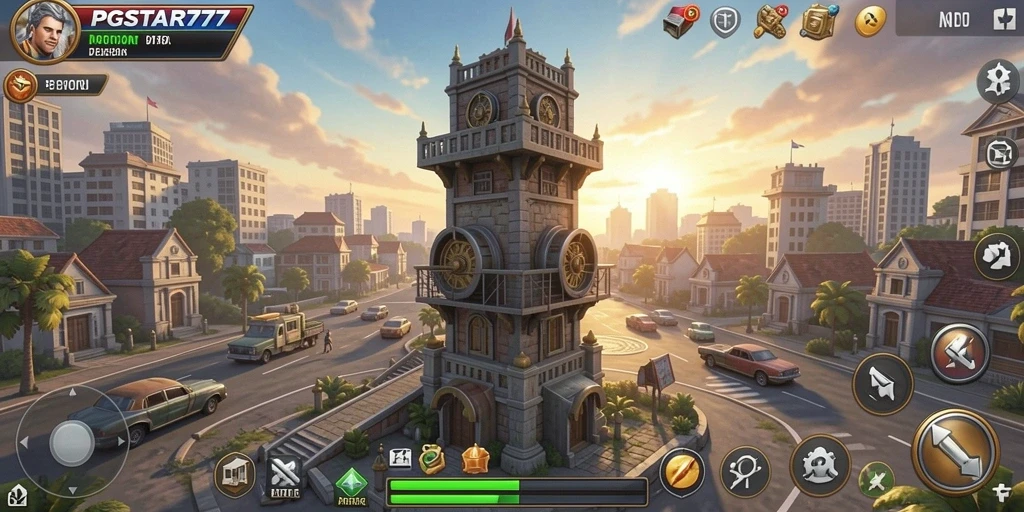 Tampilan intens dari gameplay menara pertahanan PGSTAR777 yang mendebarkan.