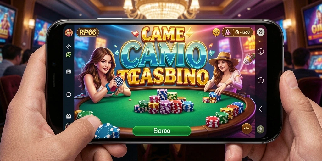 Tampilan menarik dari gameplay Live Casino yang menegangkan di RP66.